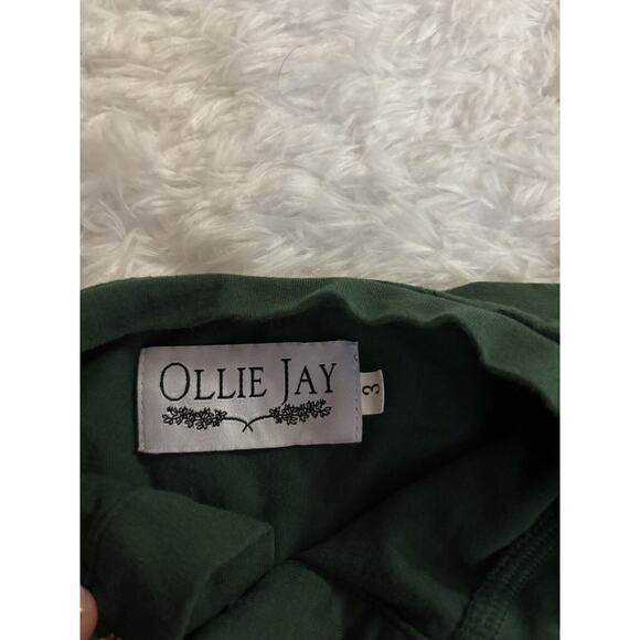 Ollie Jay Boys Sz. 3 Green Button Tee. Cute, Exc Quality - Picture 6 of 11